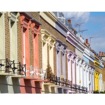 Lais Puzzle - Traditionelle bunte Häuser im Stadtteil Camden Town - London, Vereinigtes Königreich - 40, 100, 200, 500, 1.000 & 2.000 Teile