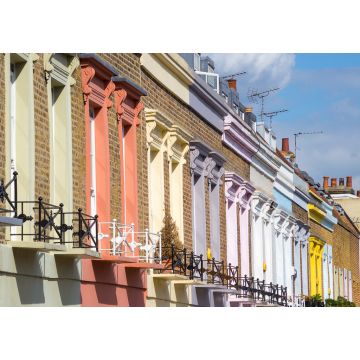 Lais Puzzle - Traditionelle bunte Häuser im Stadtteil Camden Town - London, Vereinigtes Königreich - 1.000 Teile