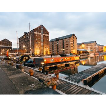 Lais Puzzle - Gloucester Docks in der Abenddämmerung - 40, 100, 200, 500, 1.000 & 2.000 Teile