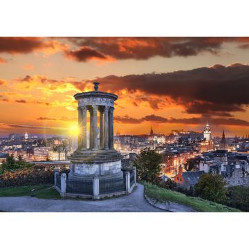 Lais Puzzle - Edinburgh bei Sonnenuntergang mit Calton Hill in Schottland - 1.000 Teile