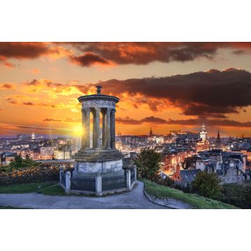 Lais Puzzle - Edinburgh bei Sonnenuntergang mit Calton Hill in Schottland - 2.000 Teile