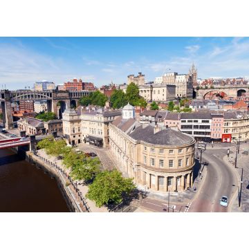 Lais Puzzle - Newcastle's Quayside, Castle Keep und Kathedrale am Fluss Tyne - 1.000 Teile