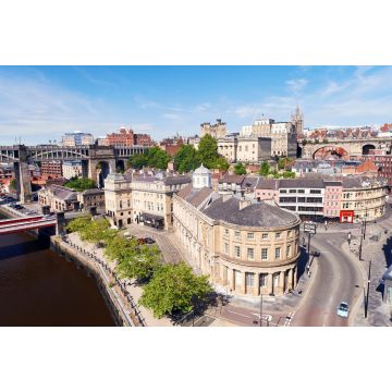 Lais Puzzle - Newcastle's Quayside, Castle Keep und Kathedrale am Fluss Tyne - 2.000 Teile