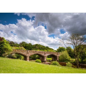 Lais Puzzle - Mercury Bridge Richmond / Der Marktflecken Richmond liegt am Rande der North Yorkshire Dales, am Ufer des Flusses Swale - 1.000 Teile