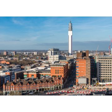 Lais Puzzle - Skyline von Birmingham, West Midlands, Großbritannien. Die Stadt ist nach London die zweitgrößte in England - 1.000 Teile