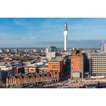 Lais Puzzle - Skyline von Birmingham, West Midlands, Großbritannien. Die Stadt ist nach London die zweitgrößte in England - 2.000 Teile