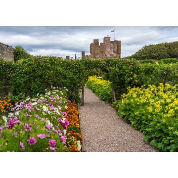 Lais Puzzle - Schöner Garten von Castle of Mey, dem Lieblingswohnsitz und Ferienhaus der Königinmutter, Caithness, Schottland, Großbritannien - 1.000 Teile