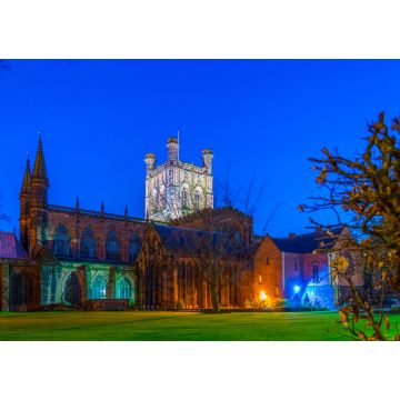 Lais Puzzle - Blick auf die Kathedrale von Chester bei Sonnenuntergang, England - 1.000 Teile