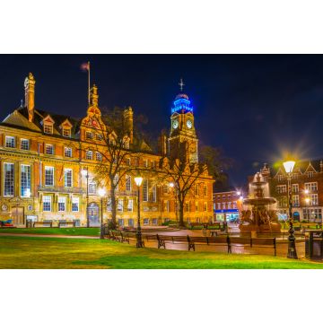 Lais Puzzle - Nachtansicht des Rathauses in Leicester, England - 2.000 Teile