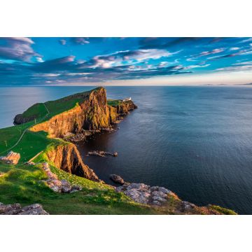 Lais Puzzle - Wunderschöner Sonnenuntergang am Leuchtturm von Neist Point in Schottland - 1.000 Teile