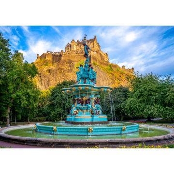 Lais Puzzle - Edinburgh Castle und Ross Fountain - 1.000 Teile