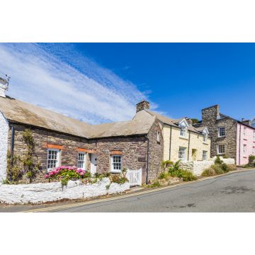 Lais Puzzle - Bunte Häuschen in St Davids in Pembrokeshire, Wales, UK - 2.000 Teile