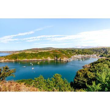 Lais Puzzle - Fishguard Hafen und Dorf Landschaft Pembrokeshire Wales - 2.000 Teile