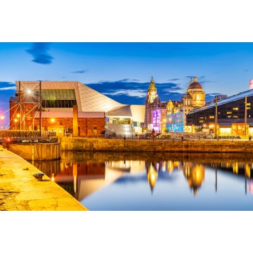 Lais Puzzle - Liverpool Skyline Pier Kopf Sonnenuntergang - 2.000 Teile
