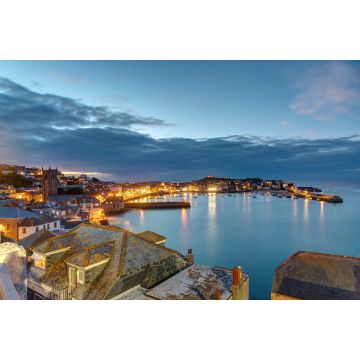 Lais Puzzle - Dämmerung in der schönen Küstenstadt St. Ives in Cornwall, England - 2.000 Teile