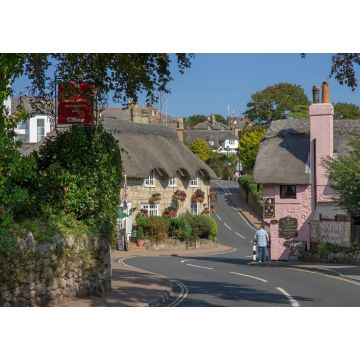 Lais Puzzle - Isle of Wight Starcross England. Vereinigtes Königreich. Shanklin. Schilfdächer. Sandown Bucht - 1.000 Teile