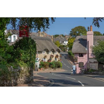 Lais Puzzle - Isle of Wight Starcross England. Vereinigtes Königreich. Shanklin. Schilfdächer. Sandown Bucht - 2.000 Teile