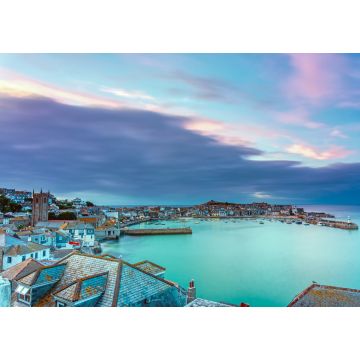 Lais Puzzle - Das schöne Küstenstädtchen St. Ives in Cornwall, England, in der Morgendämmerung - 1.000 Teile