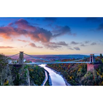 Lais Puzzle - Clifton-Hängebrücke im frühen Morgenlicht, Bristol, Avon, England, Vereinigtes Königreich - 2.000 Teile