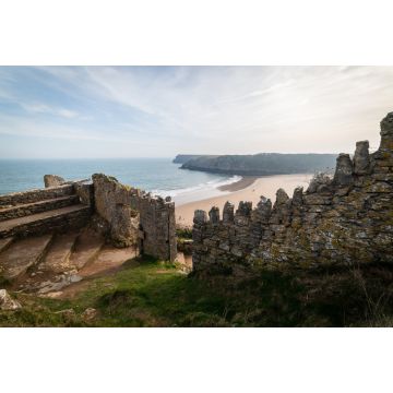 Lais Puzzle - Eingangsweg zum herrlichen Strand von Barafundle Bay an der Küste von Pembrokeshire in Südwales, UK Europa - 2.000 Teile