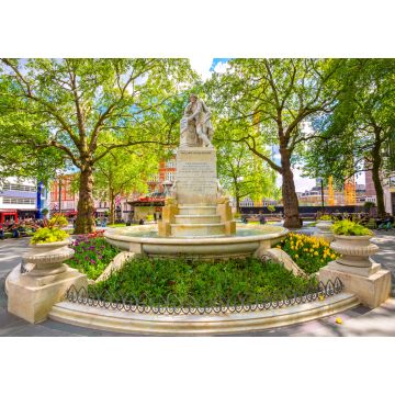Lais Puzzle - Statue von William Shakespeare am Leicester Square in London, Vereinigtes Königreich - 1.000 Teile