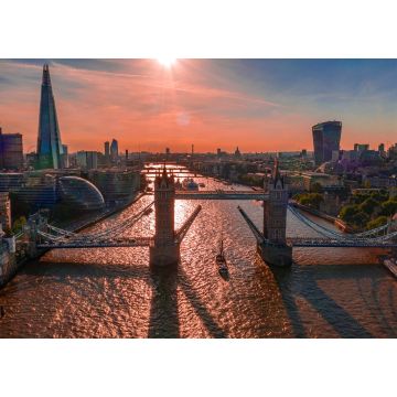 Lais Puzzle - London mit der Themse, die in der Nähe der Tower Bridge, der Londoner City und der Westminster Abbey durch die Stadt fließt - 1.000 Teile