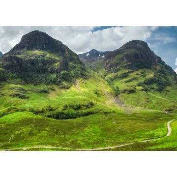 Lais Puzzle - Spektakulärer Blick über Aonach Dubh und Gearr Aonach vom Glencoe-Tal an einem sonnigen Sommertag, Schottland, UK - 1.000 Teile