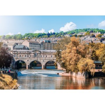 Lais Puzzle - Blick auf die Pulteney Bridge am Fluss Avon in Bath, England - Herbstfarben - 1.000 Teile