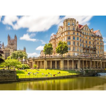 Lais Puzzle - Die Pulteney Bridge im palladianischen Stil überquert den Fluss Avon in Bath - 1.000 Teile