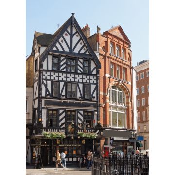 Lais Puzzle - George Pub in der Great Portland Street, West London in England. Menschen in der Umgebung - 1.000 Teile
