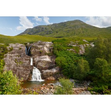 Lais Puzzle - Glencoe-Wasserfall - Das Zusammentreffen von drei Gewässern zwischen Glencoe und Altnafeadh, Highlands, Schottland, UK - 1.000 Teile