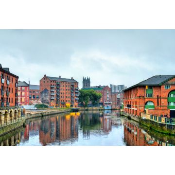 Lais Puzzle - Blick auf Leeds mit dem Fluss Aire in England - 2.000 Teile