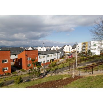 Lais Puzzle - Moderne Reihenhäuser in Penarth, einem Vorort von Cardiff - Vereinigtes Königreich - 1.000 Teile