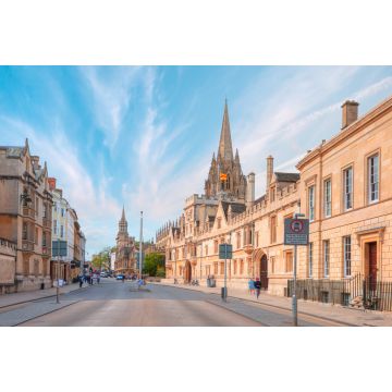 Lais Puzzle - Blick auf die High Street mit dem Stadtbild von Oxford - St Mary's University Church - 2.000 Teile