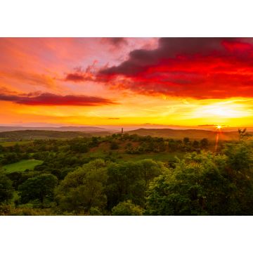 Lais Puzzle - Sonnenuntergang von Midsummer Hill Malverns an der Grenze zwischen Worcestershire und Herefordshire an einem schönen Maiabend - 1.000 Teile