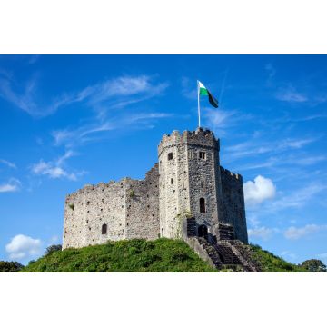 Lais Puzzle - Cardiff Castle Wales UK in der Castle Street ist eine normannische Festung aus dem 12. - 2.000 Teile