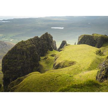 Lais Puzzle - Aussicht auf die Felsformation Table in Quiraing, Isle of Skye, Schottland - 1.000 Teile