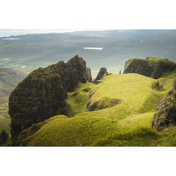 Lais Puzzle - Aussicht auf die Felsformation Table in Quiraing, Isle of Skye, Schottland - 2.000 Teile