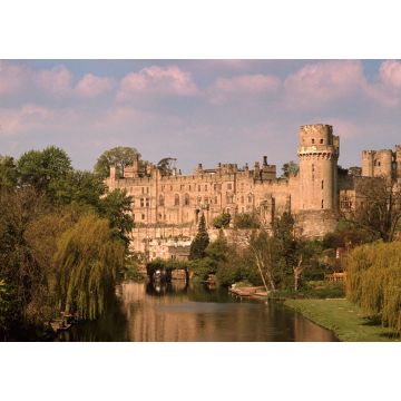 Lais Puzzle - Blick auf die Burg von Warwick von der Avon-Brücke aus - 1.000 Teile