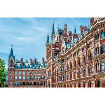 Lais Puzzle - Fassade des Bahnhofs St. Pancras International, eines zentralen Londoner Bahnhofs an der Euston Road, Bezirk Camden, London, Vereinigtes Königreich - 2.000 Teile