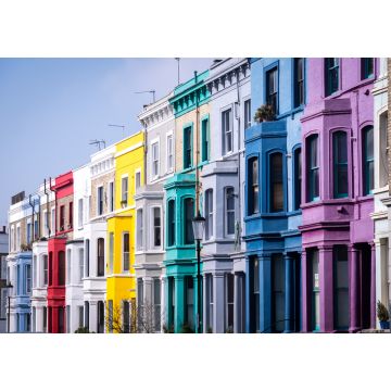 Lais Puzzle - Bunte Häuser im Londoner Stadtteil Notting Hill im Westen Londons - 1.000 Teile