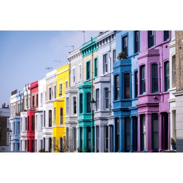 Lais Puzzle - Bunte Häuser im Londoner Stadtteil Notting Hill im Westen Londons - 2.000 Teile