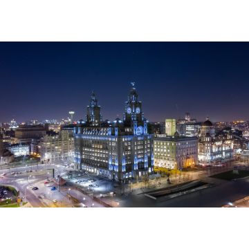 Lais Puzzle - Luftaufnahme mit Blick zurück in Richtung Liverpool - 2.000 Teile