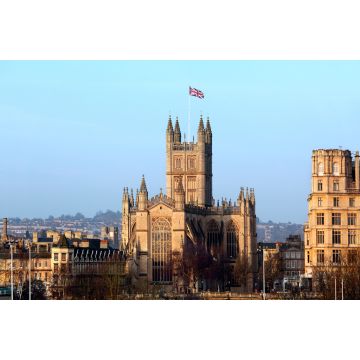 Lais Puzzle - Frühmorgendliches Sonnenlicht auf Bath Abbey - Stadt Bath - England - 2.000 Teile