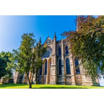 Lais Puzzle - Ein Blick durch die Bäume auf die Kathedrale in Durham, UK im Sommer - 1.000 Teile