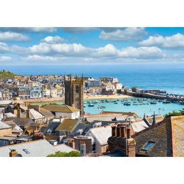 Lais Puzzle - Das malerische St. Ives, ein beliebter Badeort und Hafen in Cornwall, England - 1.000 Teile