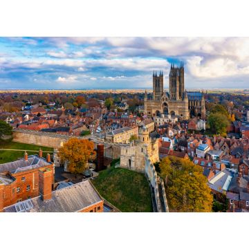 Lais Puzzle - Blick auf die Kathedrale von Lincoln von der Burg aus, England - 1.000 Teile