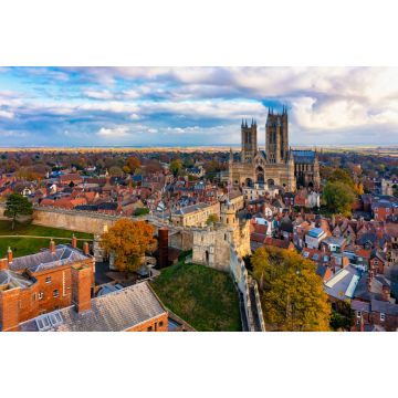 Lais Puzzle - Blick auf die Kathedrale von Lincoln von der Burg aus, England - 2.000 Teile