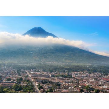 Lais Puzzle - Panoramablick vom Cerro de la Cruz auf die Stadt Antigua, Guatemala und den Vulkan De Agua im Hintergrund - 1.000 Teile
