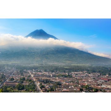 Lais Puzzle - Panoramablick vom Cerro de la Cruz auf die Stadt Antigua, Guatemala und den Vulkan De Agua im Hintergrund - 2.000 Teile